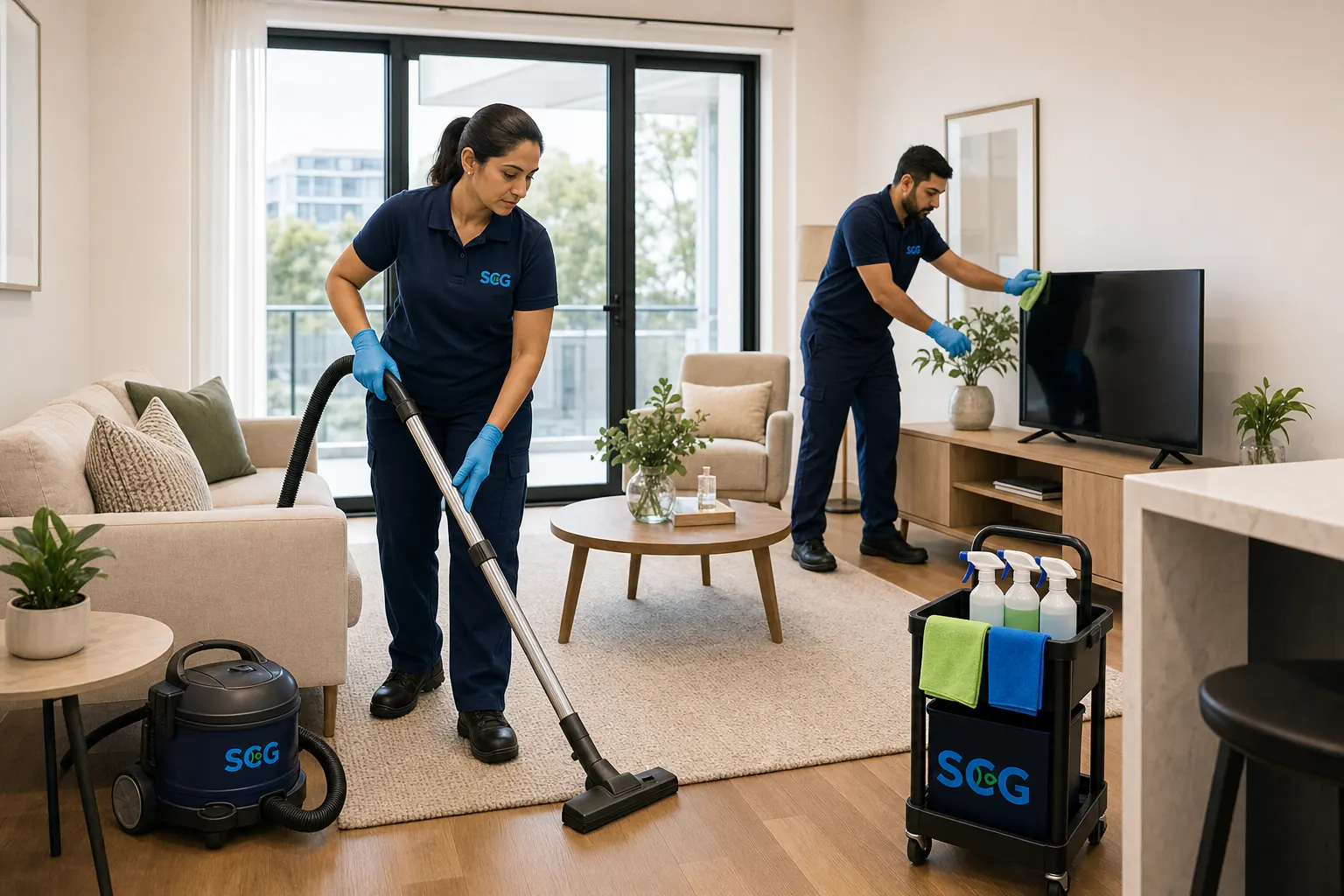 End of Lease Cleaning team at work in Sydney — Sydney Clean Group